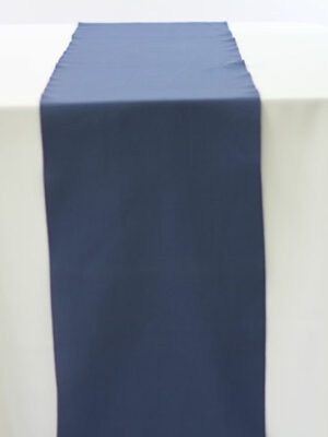 Table Runner Classic Midnight Blue Polyester
