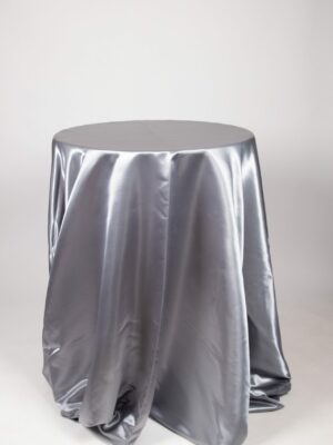 Table Cloth Silver Satin