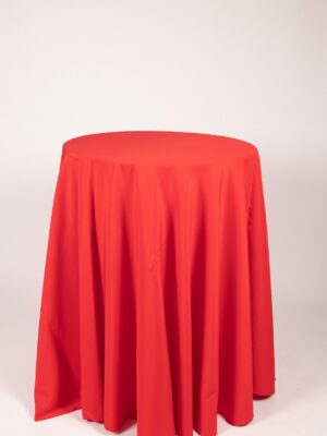 Table Cloth Classic Holiday Red Polyester